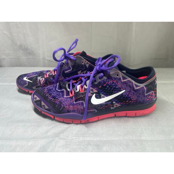 Nike Free 5.0 TR Fit 4 Black/Purple/Pink Women’s Size 8 - Picture 3 of 10